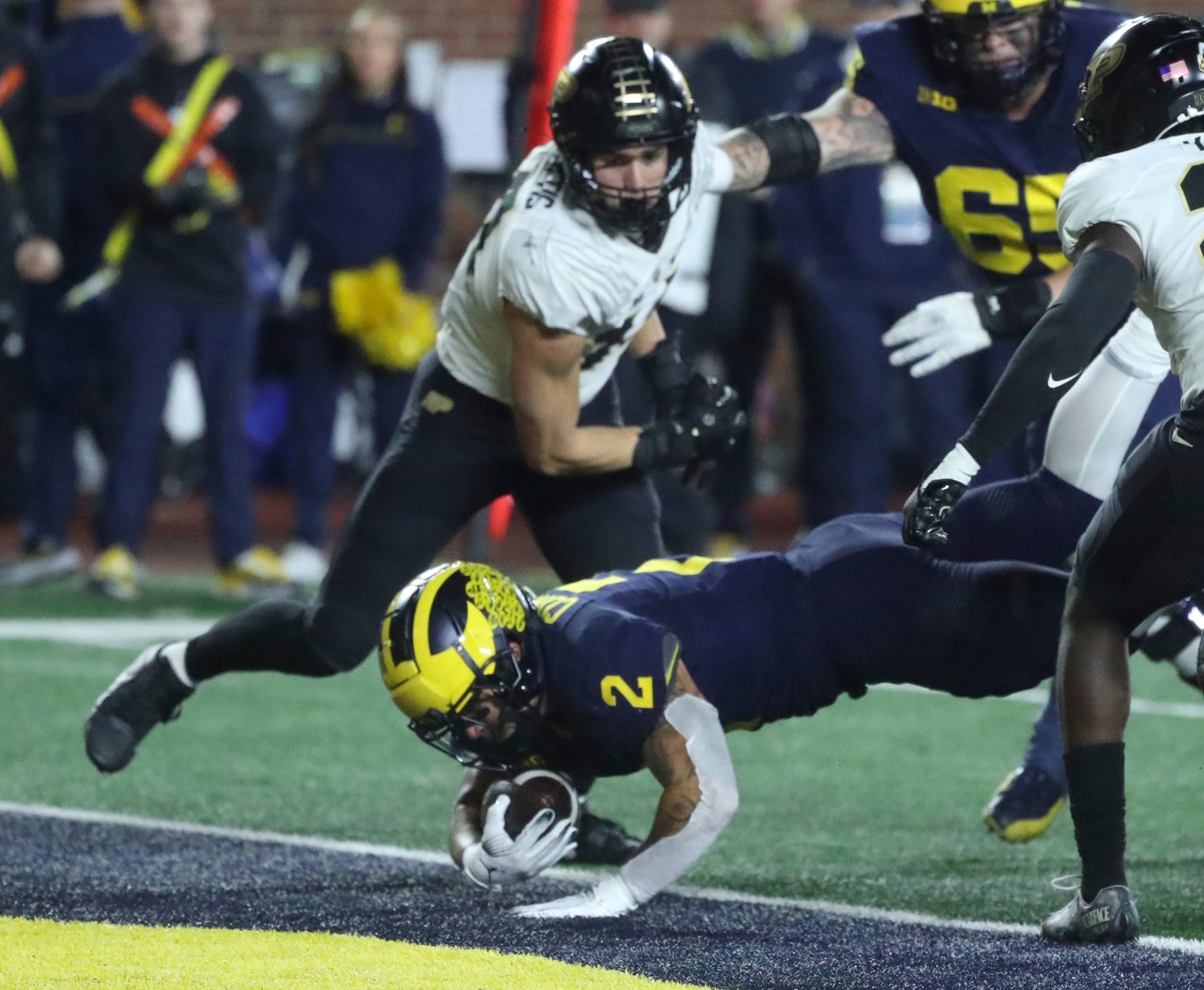 Michigan football far from crisp but overwhelms Purdue, 41-13