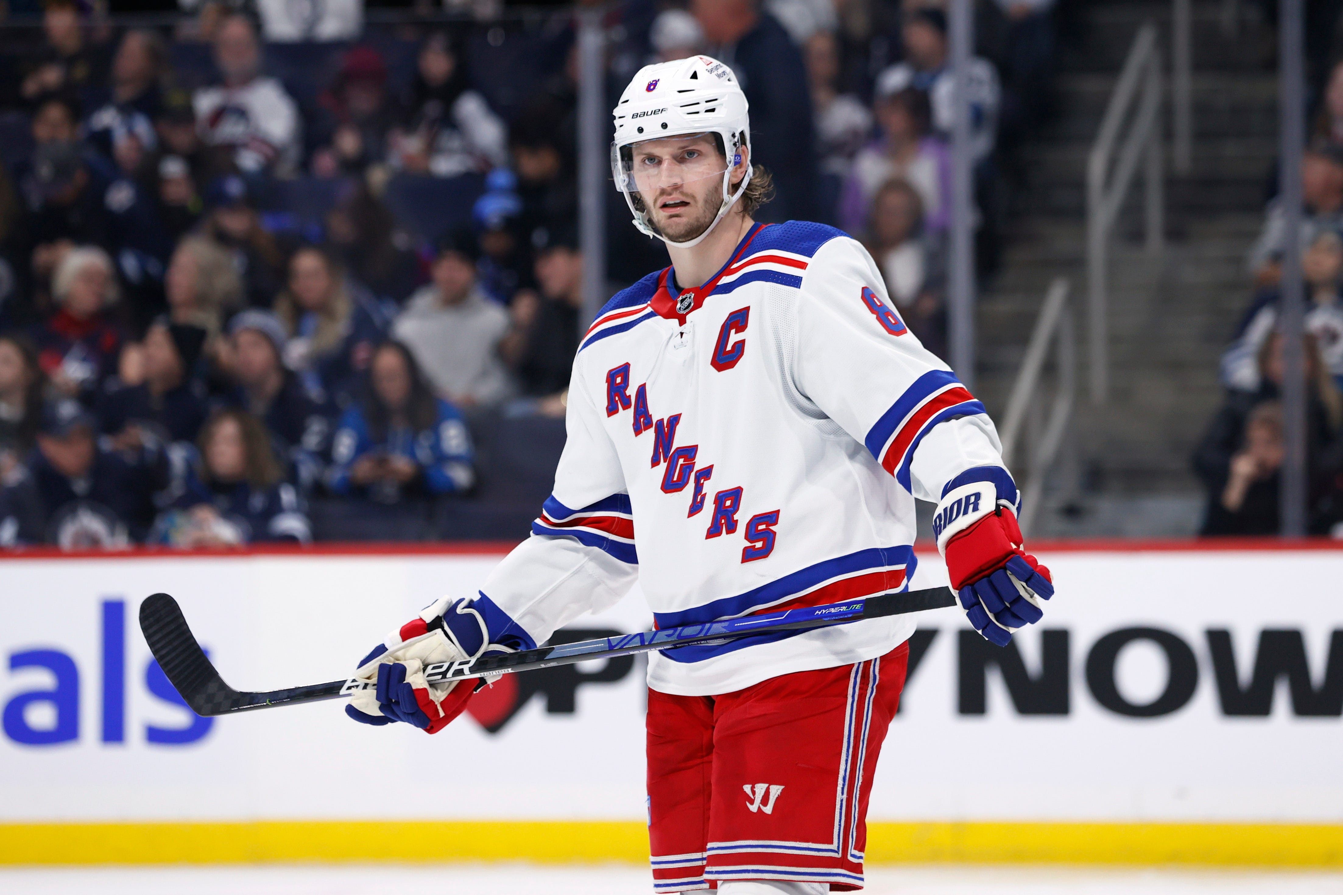 Jacob Trouba seems poised comfortable in Year 2 as NY Rangers captain