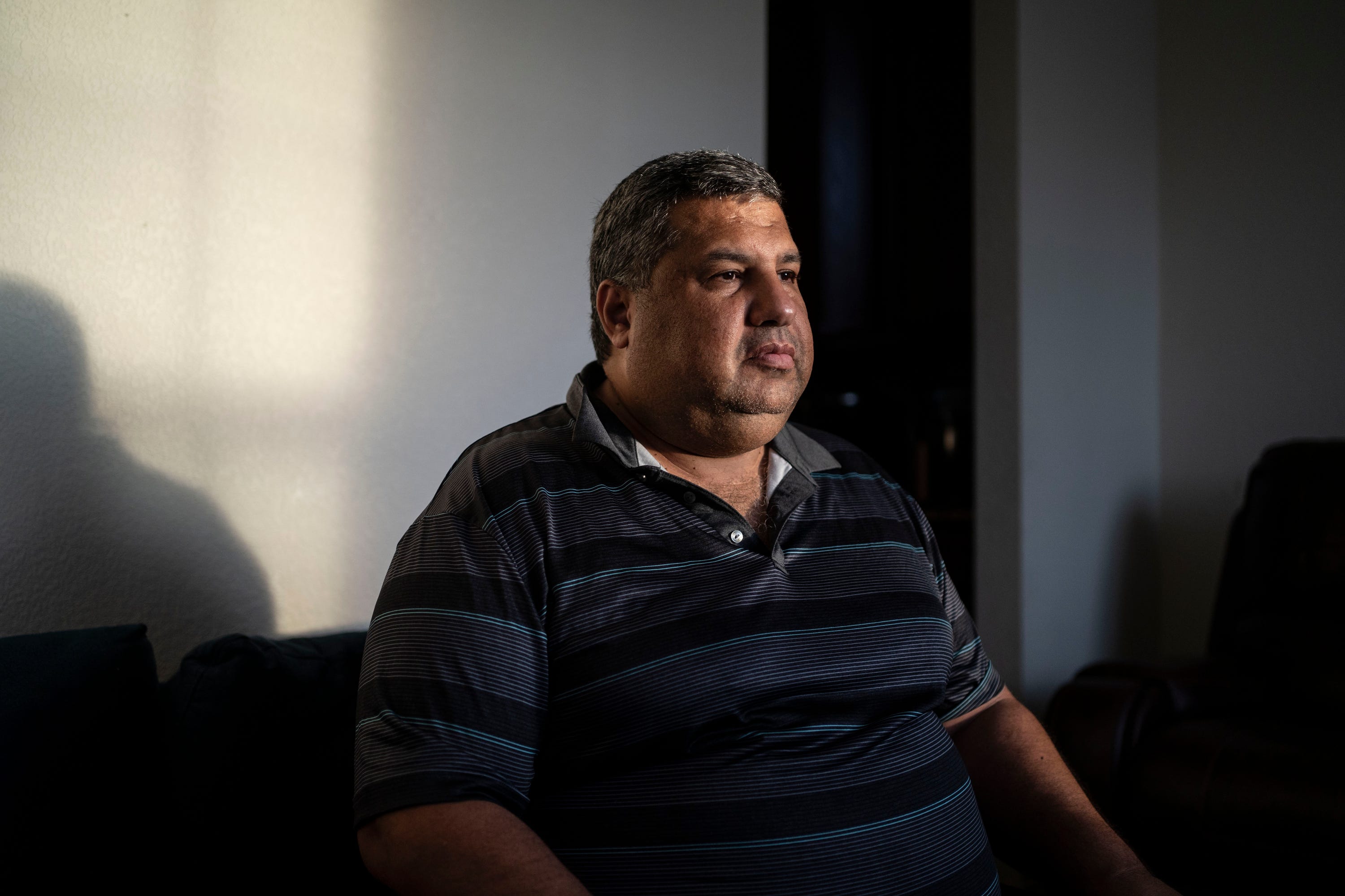 News: Yaser Betar interview - Yaser Betar at his home in Denton, Texas on November 5, 2023. ORG XMIT: USAT-739762 [Via MerlinFTP Drop]