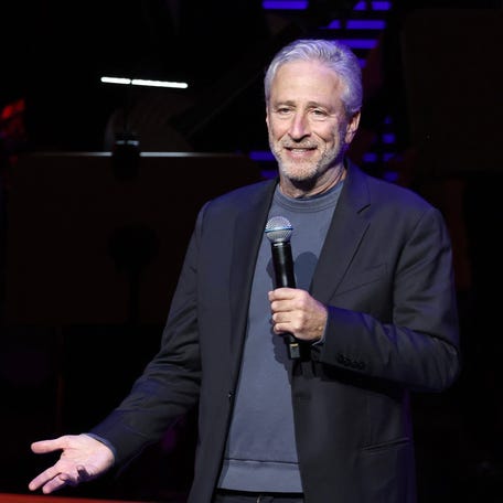 November 6, 2023: Jon Stewart performs onstage during the 17th Annual Stand Up For Heroes Benefit presented by the Bob Woodruff Foundation and NY Comedy Festival at David Geffen Hall in New York City.