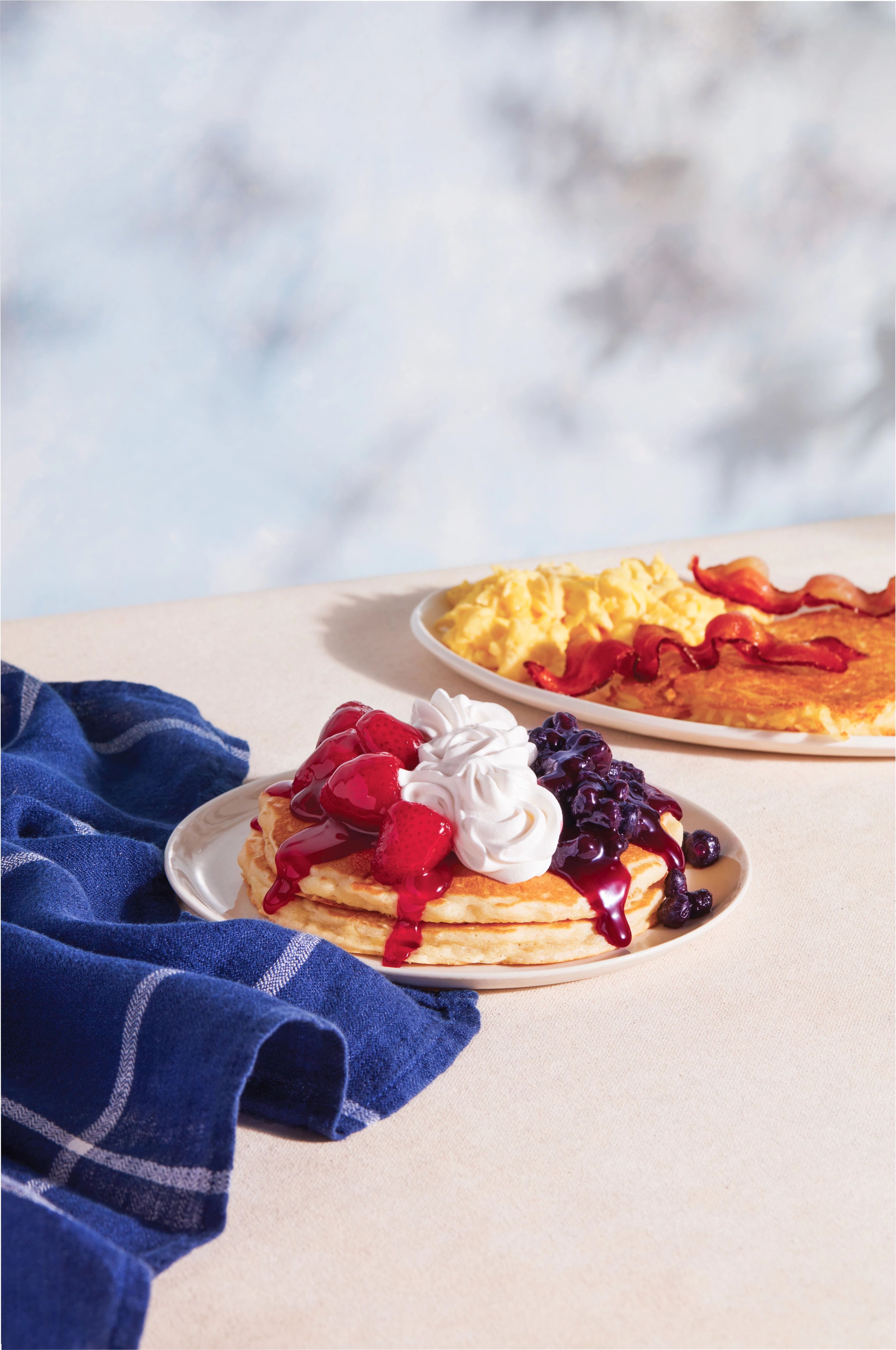 IHOP will be giving veterans and active-duty military a free Red, White, & Blueberry Pancakes entrée or Pancake Combo on Saturday, Nov. 11, from 7 a.m. to 7 p.m. (Dine-in only, at participating IHOP restaurants nationwide.)