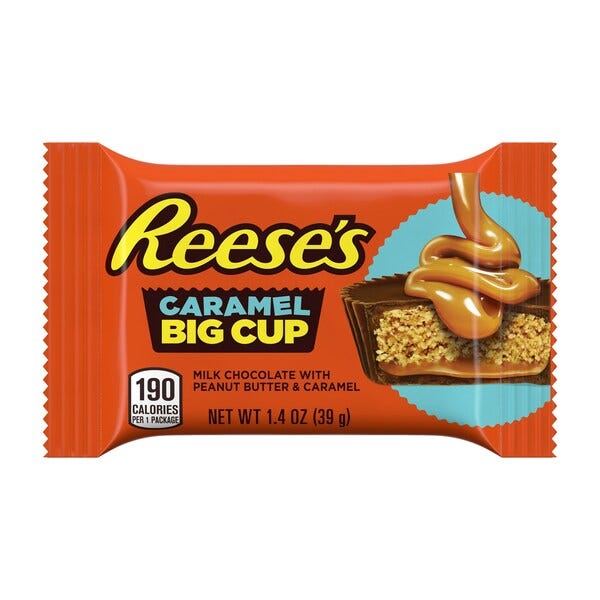 Reese's Caramel Big Cups will be available nationwide starting Nov. 17, 2023.