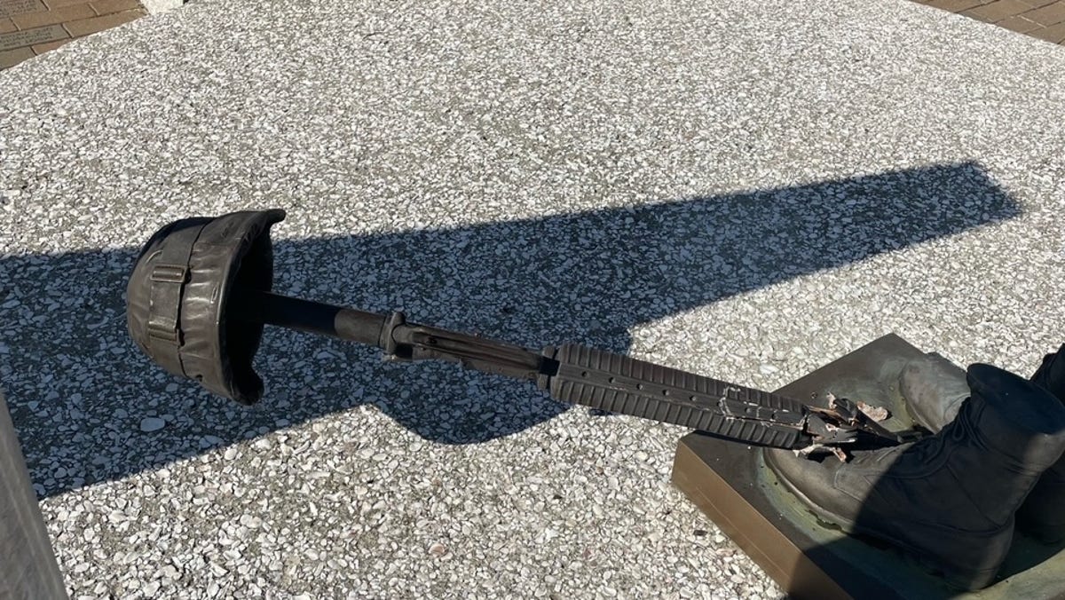 Woman arrested after Veterans Memorial statue in South Carolina is destroyed, peed on: Police Woman arrested after Veterans Memorial statue in South Carolina is destroyed, peed on: Police