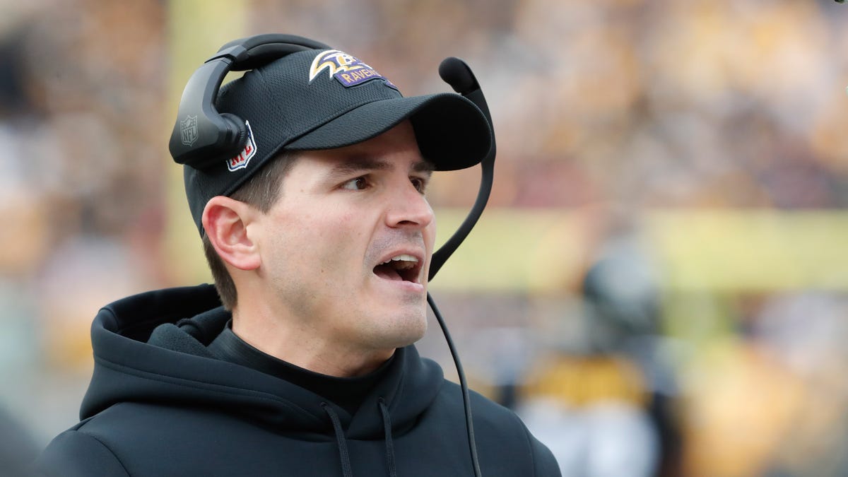 Titans conduct head coaching interview with Mike Macdonald, Antonio Pierce Titans conduct head coaching interview with Mike Macdonald, Antonio Pierce