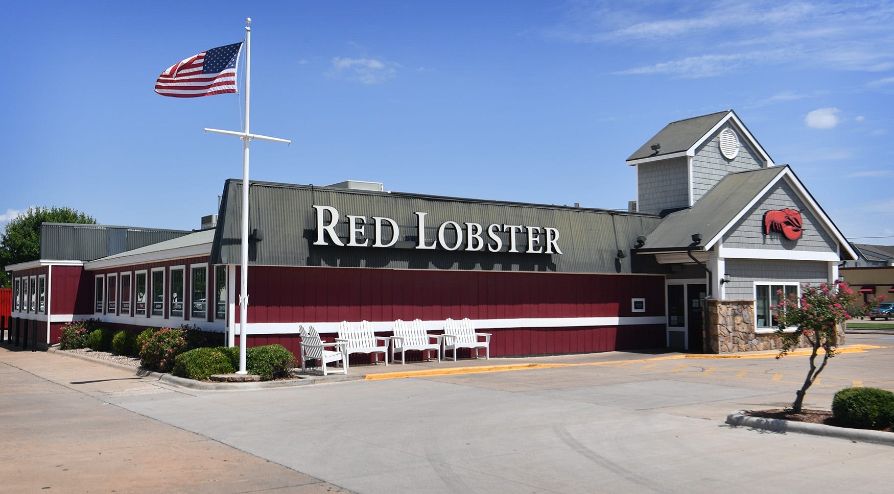 The Red Lobster seafood restaurant in Wichita Falls, Texas, is pictured on July 6, 2020.