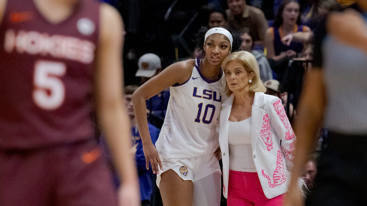 Angel Reese returns, scores 19 points as LSU defeats Virginia Tech in Final Four rematch