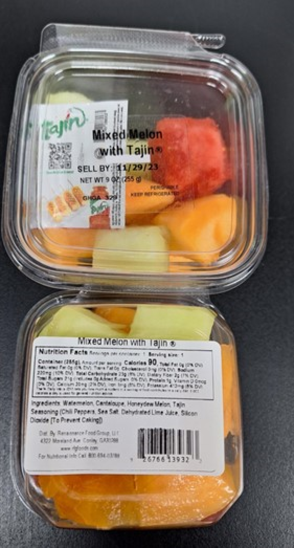 Fresh-cut fruit products containing cantaloupe have been recalled.