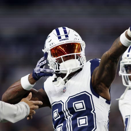 Cowboys WR CeeDee Lamb has 1,253 yards and eight touchdowns receiving through 13 games this season.