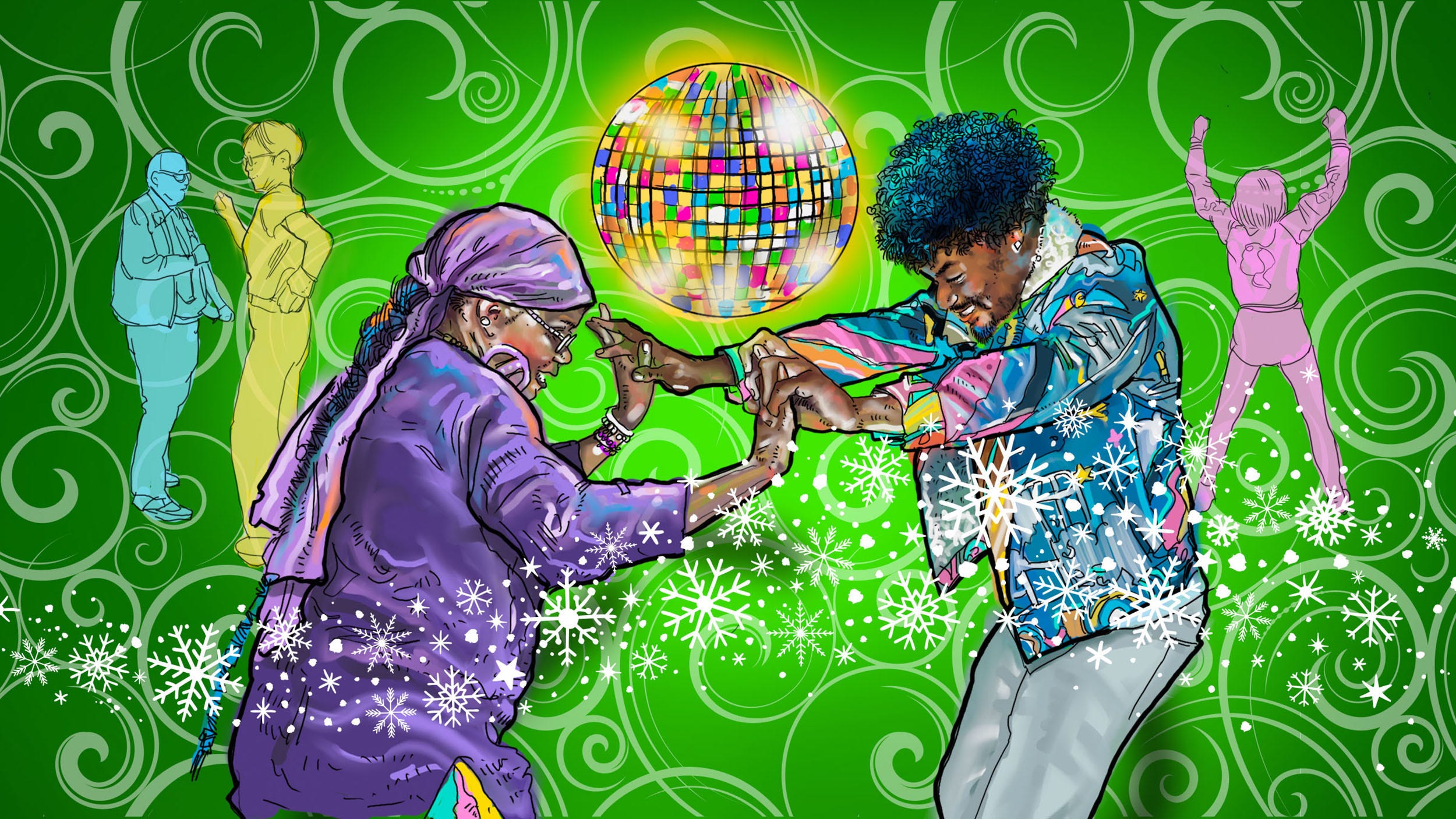 Chargers All-Pro safety Derwin James brought joy to a Los Angeles community center for older adults when he hosted a disco dance party.