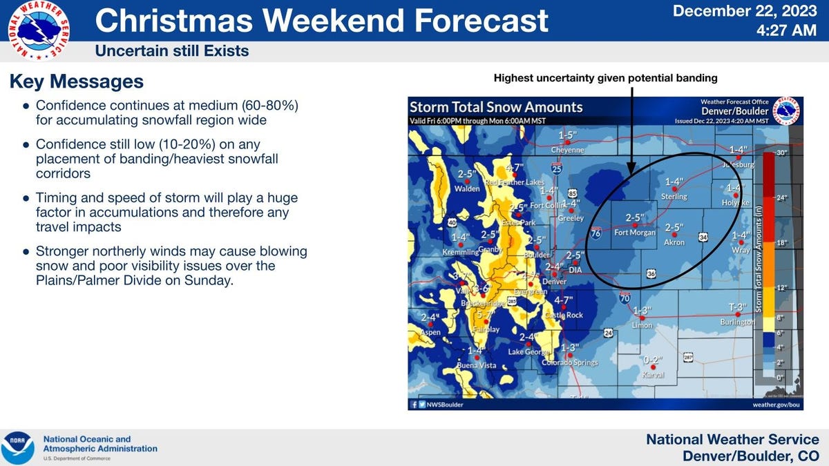 Snow expected to hit Colorado before Christmas: Here’s the forecast