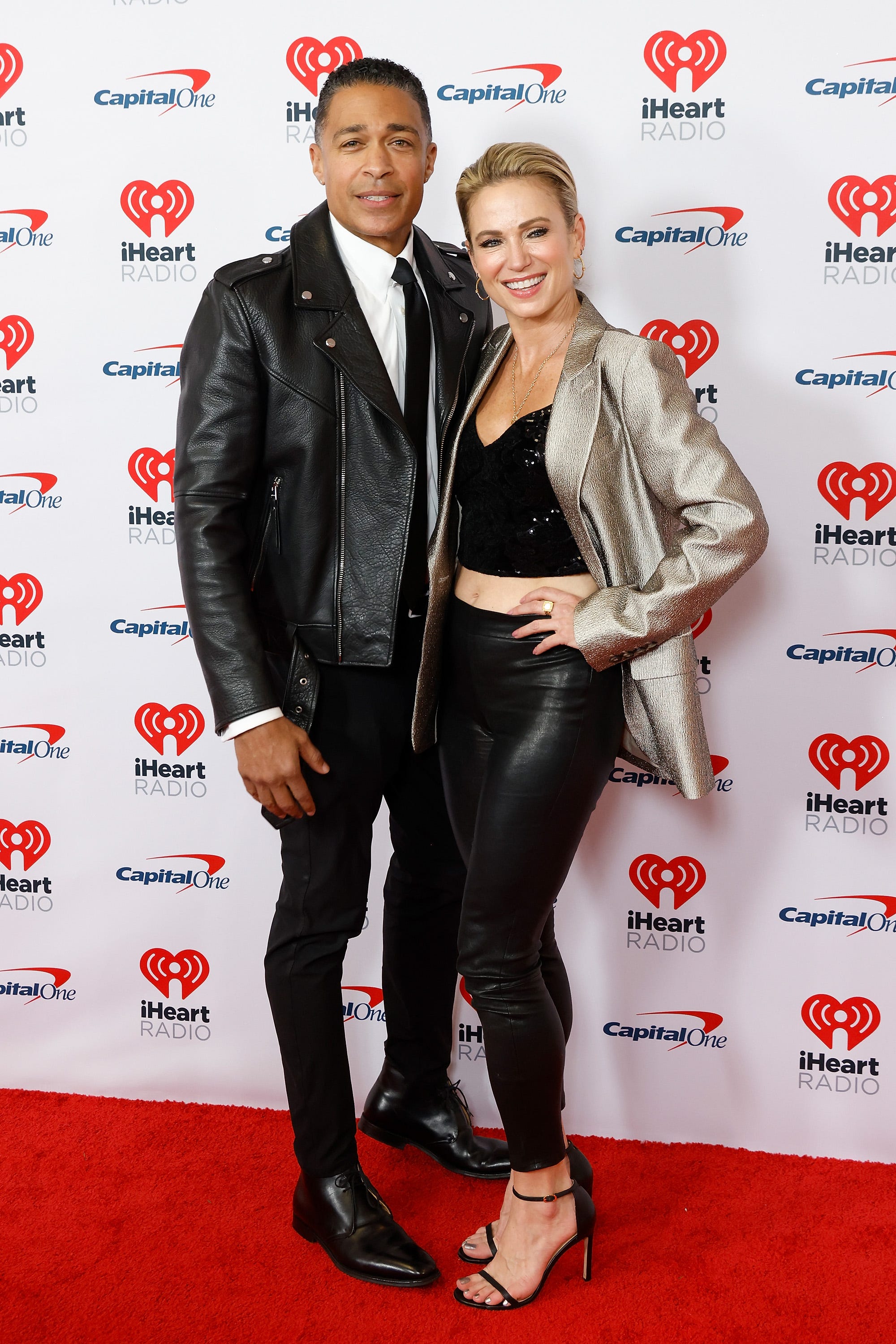 NEW YORK, NEW YORK - DECEMBER 08: T.J. Holmes and Amy Robach attend the 2023 Z100 Jingle Ball at Madison Square Garden on December 08, 2023 in New York City. (Photo by Taylor Hill/FilmMagic) ORG XMIT: 776069440 ORIG FILE ID: 1841885577