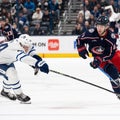 Adam Fantilli able to practice with Columbus Blue Jackets after 'scary' laceration