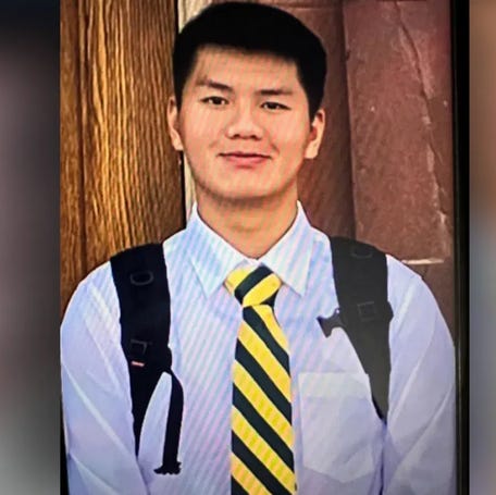 Police are searching for a missing 17-year-old foreign exchange student, Kai Zhuang.