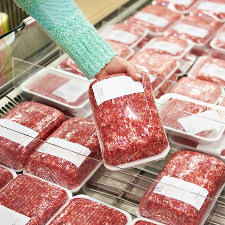 Approximately 6,768 pounds of raw ground beef are being recalled.