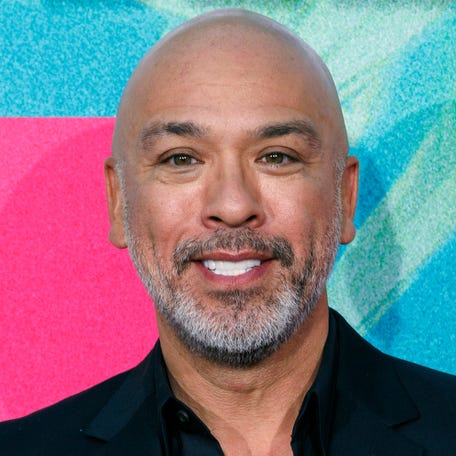Jo Koy, seen on the red carpet at the premiere of his 2022 movie "Easter Sunday," is hosting the 81st Golden Globes.