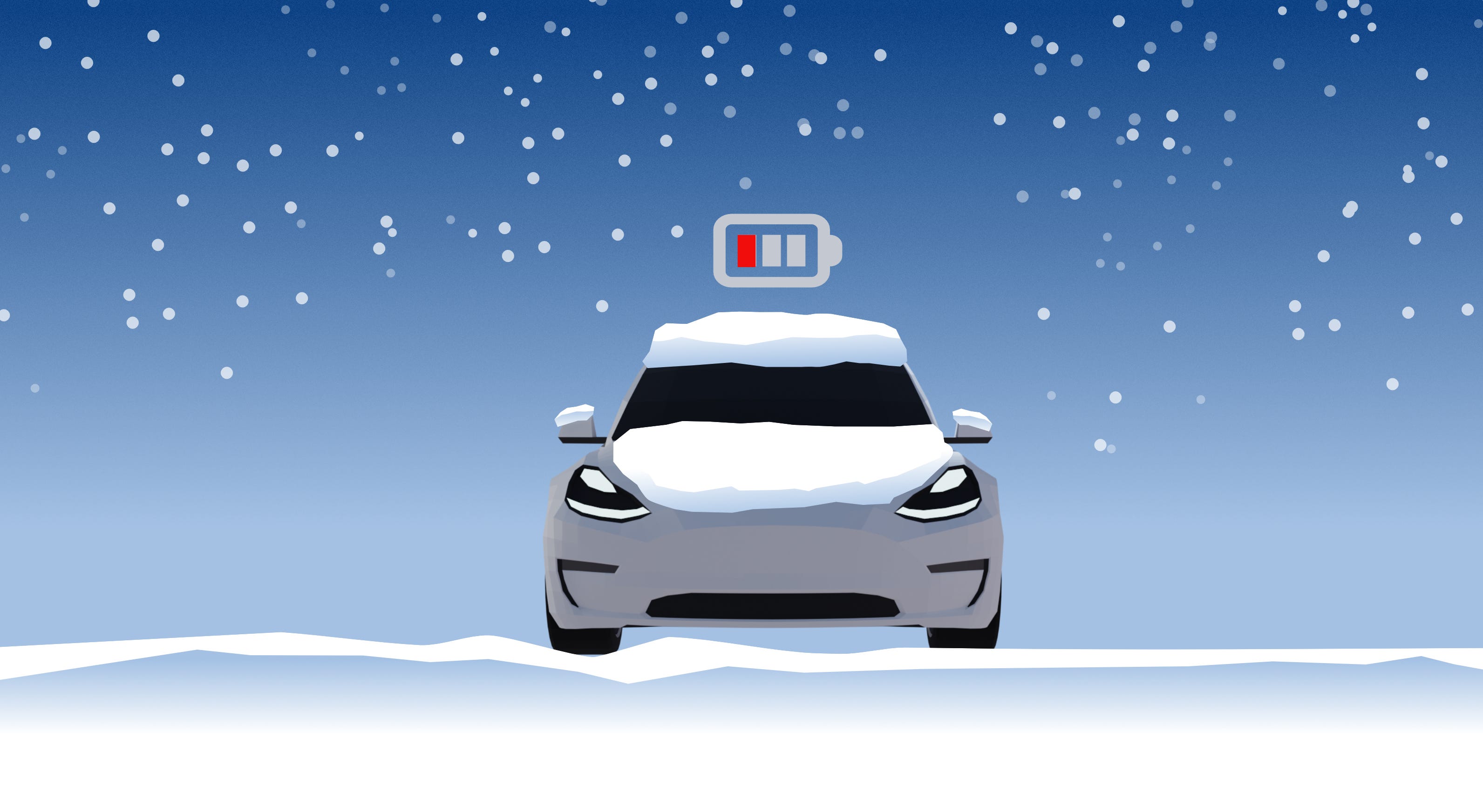 Electric Vehicles battery performance is affected by cold temperatures