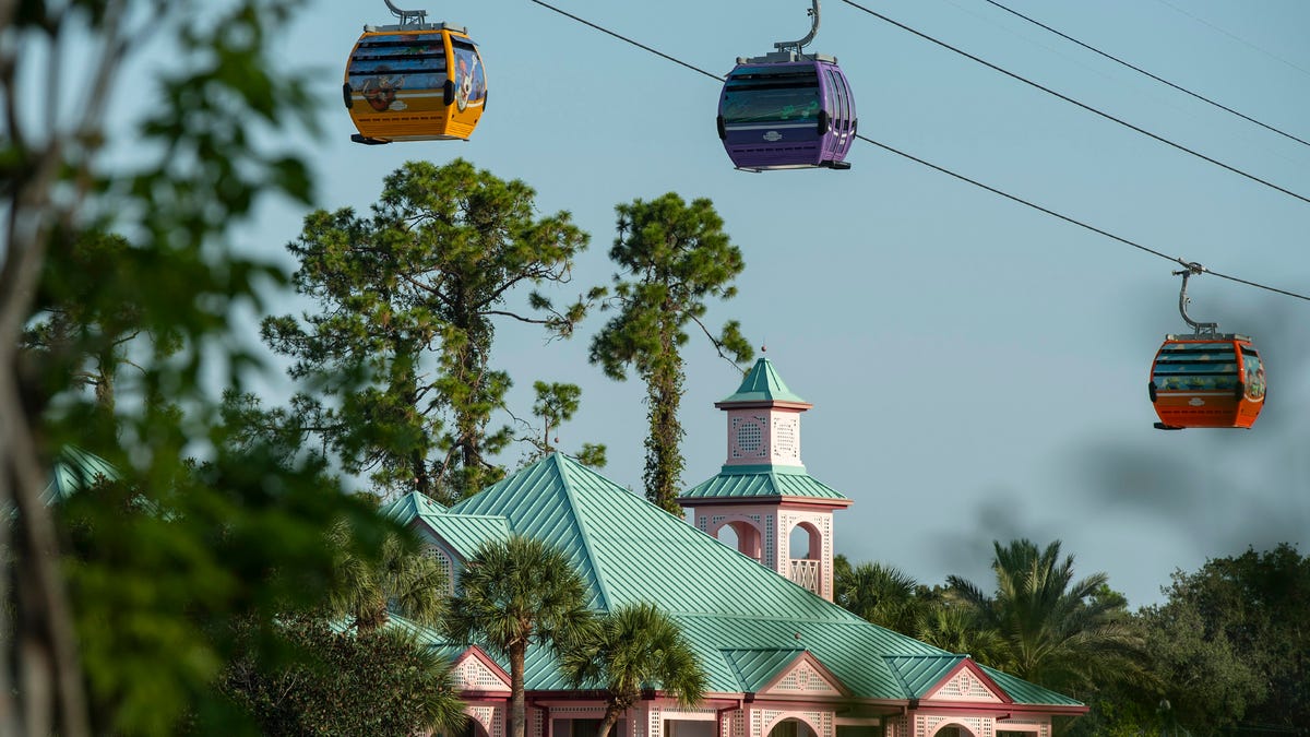 Disney's Caribbean Beach Resort is a hub for Disney's Skyliner, which carries guests between select resort hotels, EPCOT and Disney's Hollywood Studios.