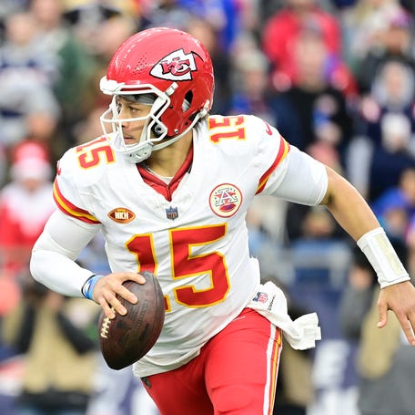 Kansas City Chiefs quarterback Patrick Mahomes will make his first road start in a playoff game on Sunday.