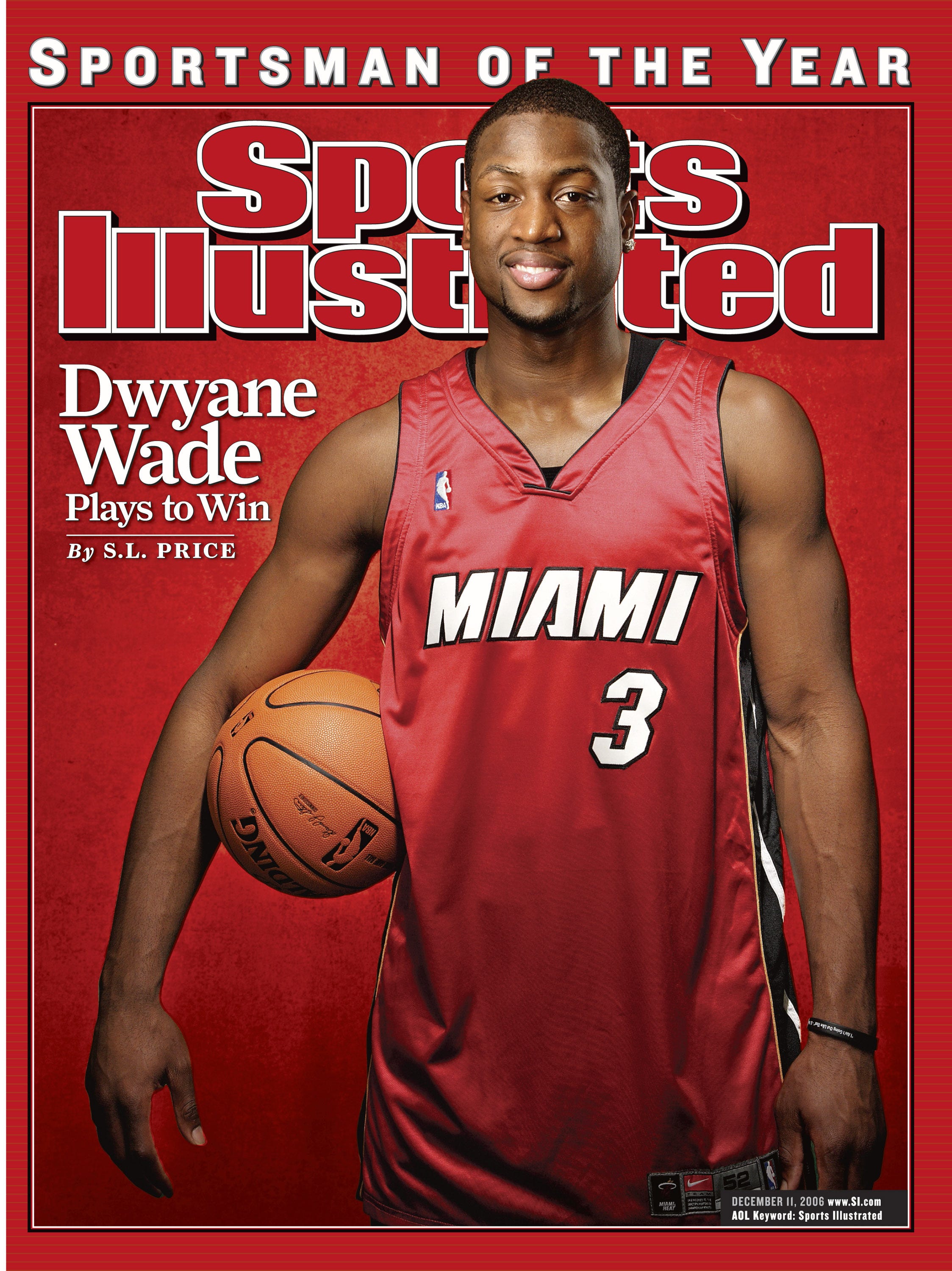 This handout from Sports Illustrated shows the cover of the Dec. 11, 2006 issue, featuring Sportsman of the Year, Dwyane Wade.