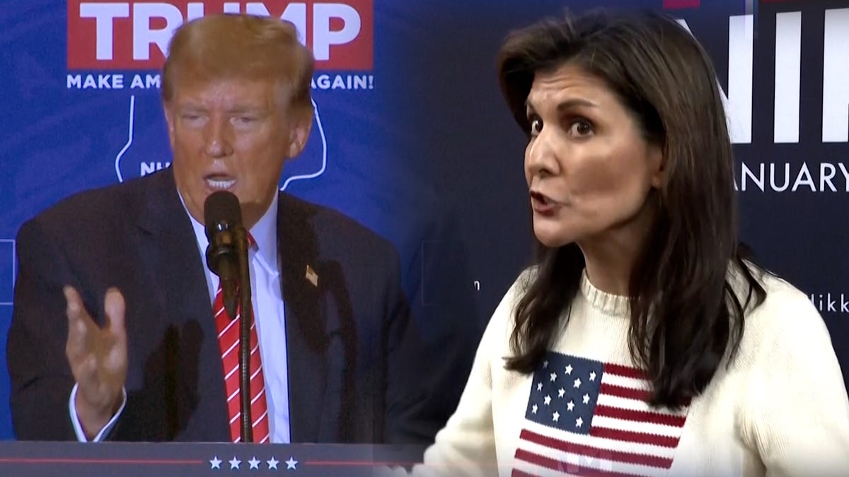 Nikki Haley questions Donald Trump's mental fitness on campaign trail