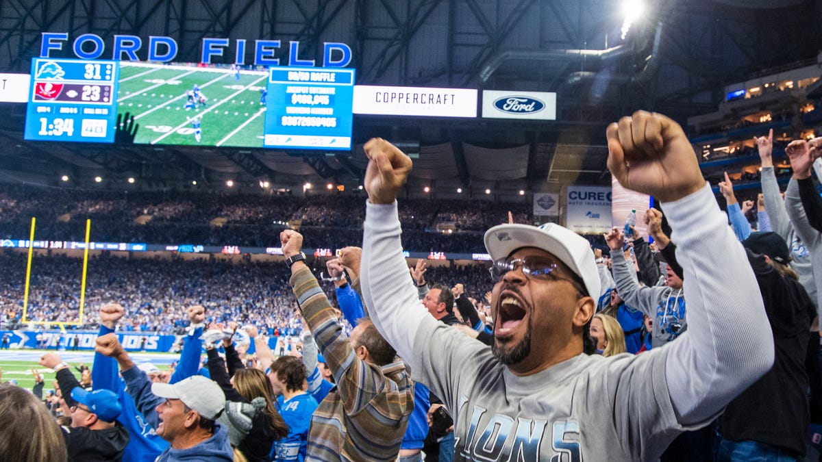 Can’t make it to San Fran? Watch NFC Championship at Ford Field on screens with Lions fans