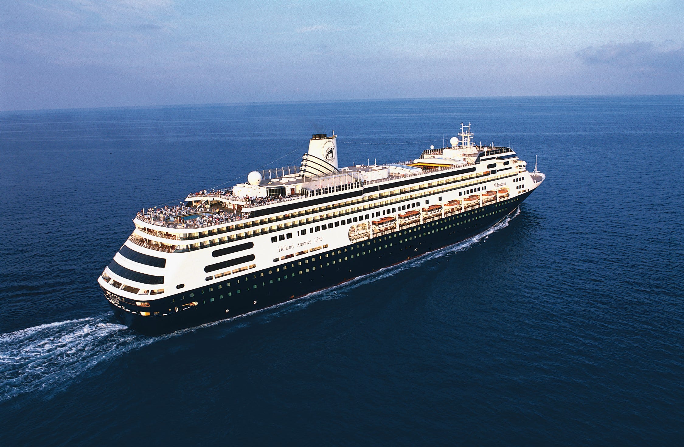Holland America Line's Volendam ship.