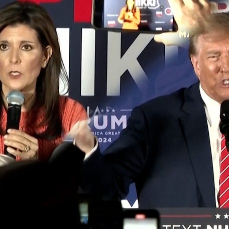 Republican candidate hopefuls Donald Trump and Nikki Haley made one last appeal to voters in the hours before the New Hampshire primary.