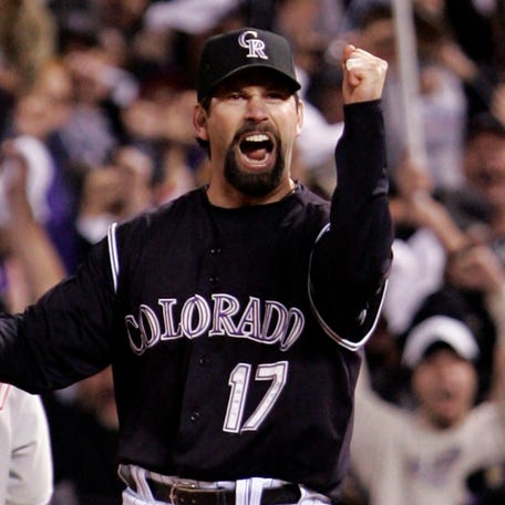 Todd Helton helped the Rockies reach the World Series in 2007, the first time in franchise history.