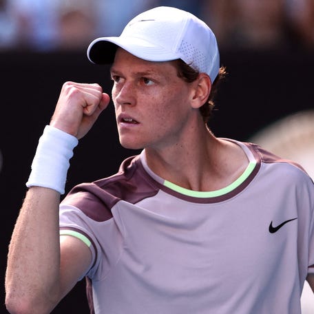 Jannik Sinner upset Novak Djokovic in the Australian Open semifinals.