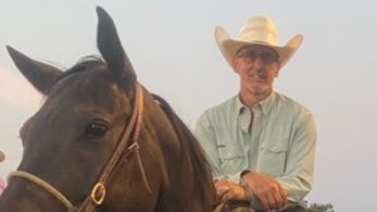 Cattle rancher JD Hill of Greenville, Kentucky, who became a registered Republican last year, said he believes President Joe Biden is out of touch with the concerns of rural Americans. Hill said he plans to vote for current GOP frontrunner former president Donald Trump.