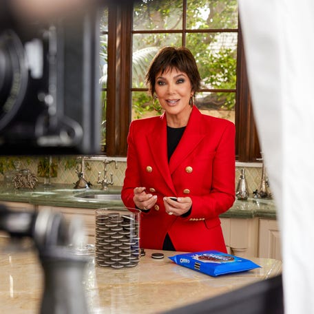 Kris Jenner stars in "Twist on It," a new Super Bowl commercial from Oreo. It's Jenner's first ad in the big game.