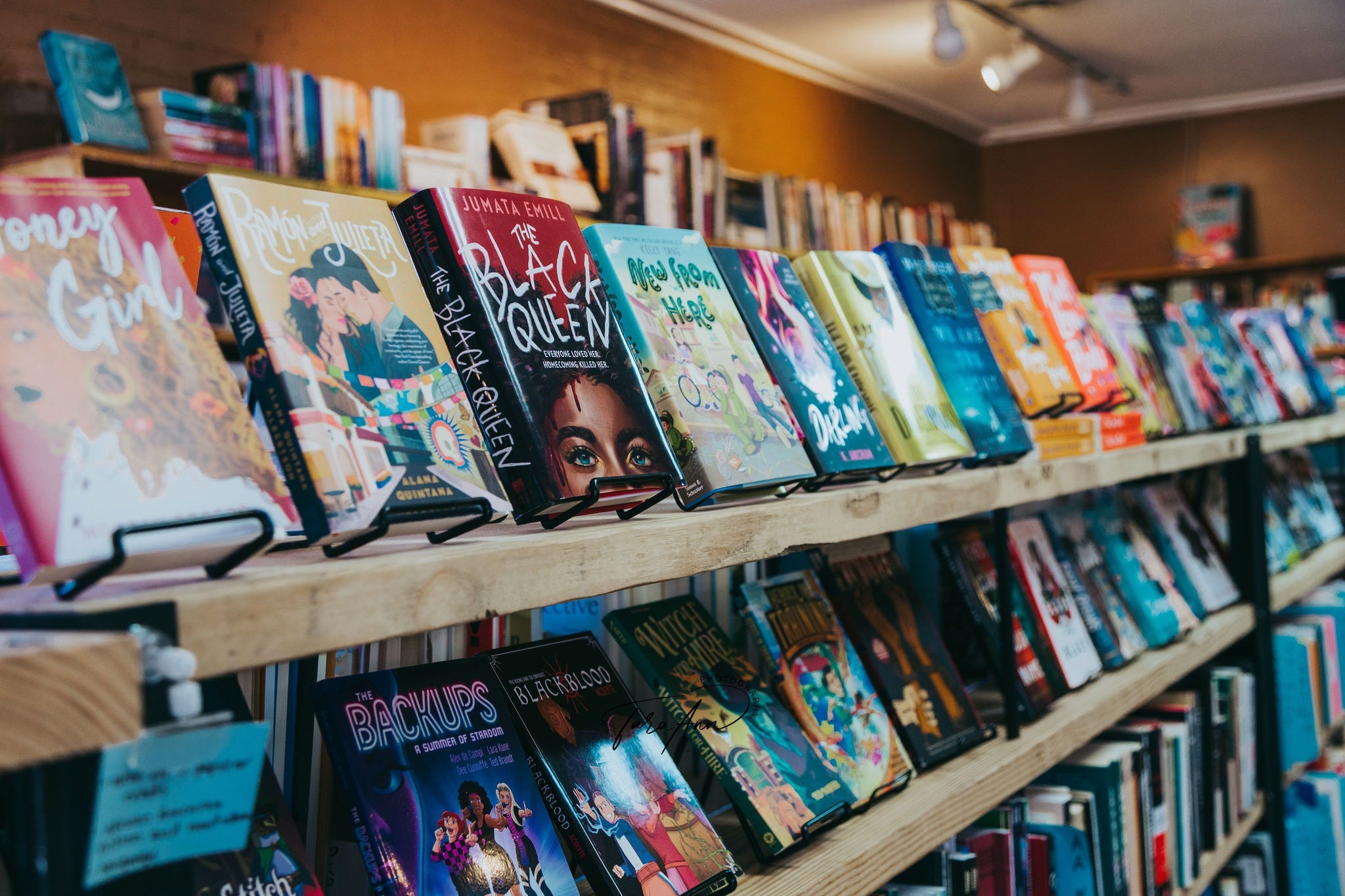 A look inside the Book Worm Bookstore in Georgia.