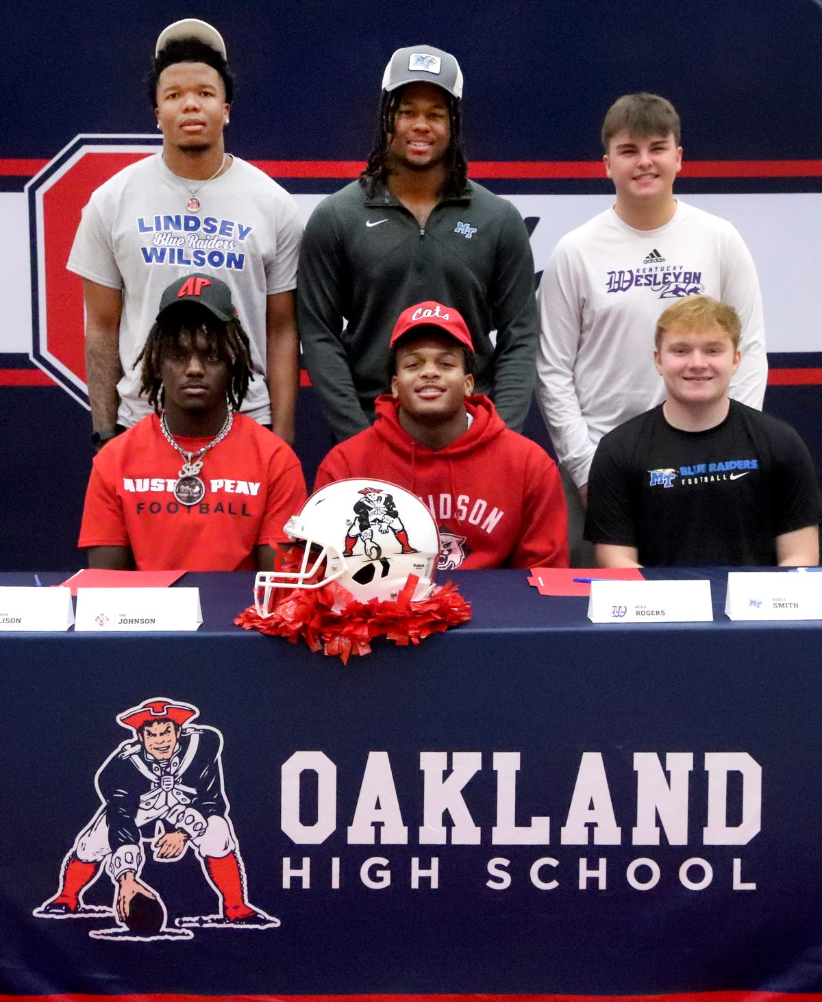 Murfreesboro area high school athletes who signed with colleges in February