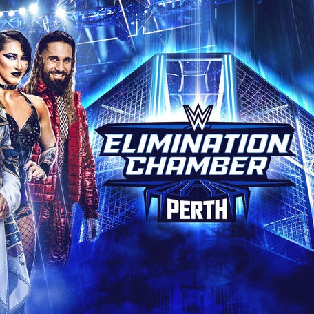 Watch WWE Elimination Chamber on Peacock this February.