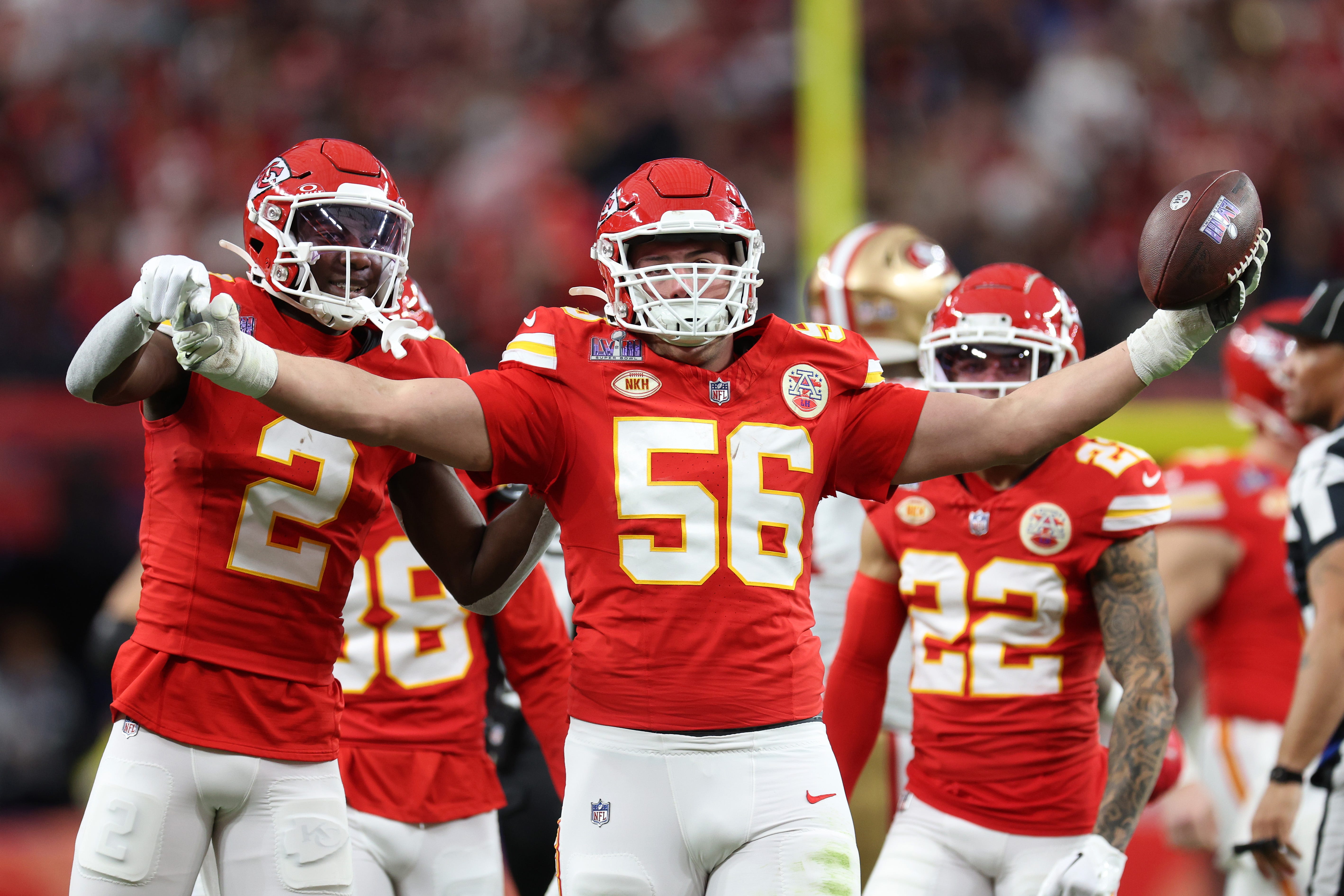 Former West Lafayette, Purdue football standout George Karlaftis wins second Super Bowl