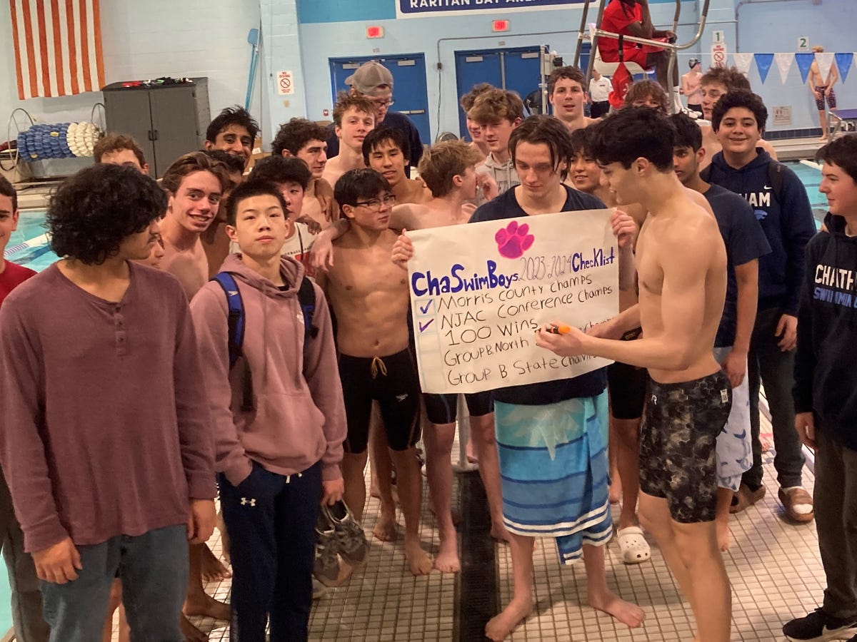 Chatham Boys Swim Team Continues Dominance with 3rd Straight NJSIAA Sectional Title Win