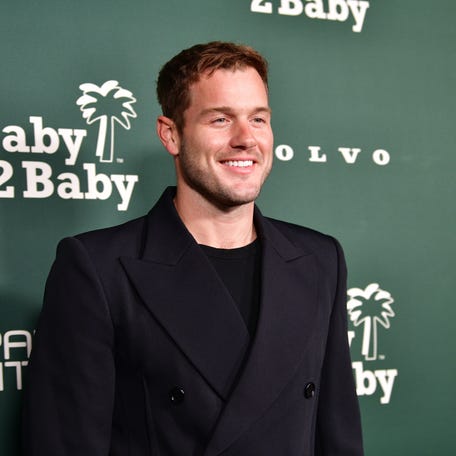 Colton Underwood attends 2023 Baby2Baby Gala Presented By Paul Mitchell at the Pacific Design Center on November 11, 2023 in West Hollywood, California. The gala raises money for children living in poverty.