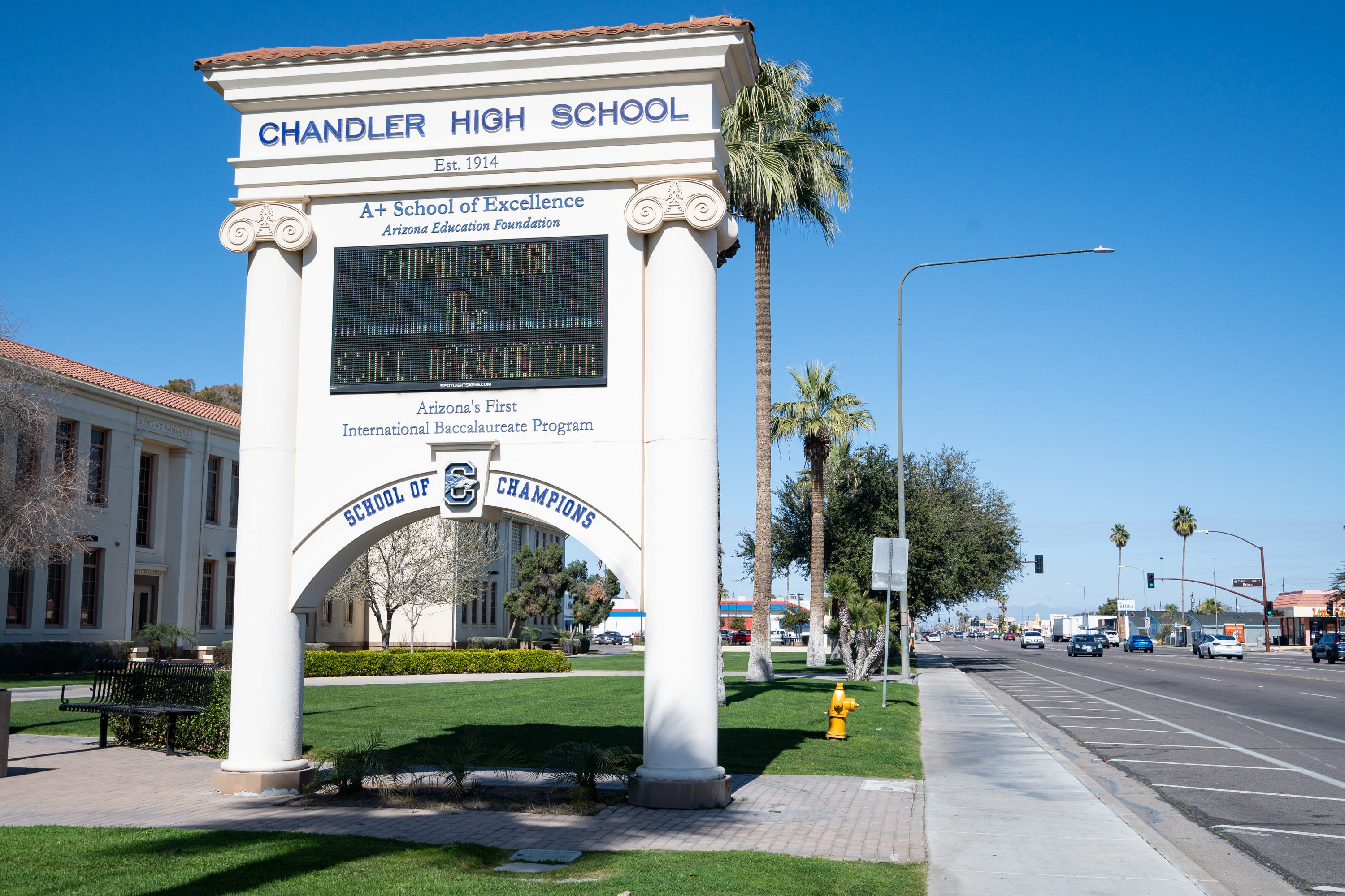 A 17-year-old Chandler High School student died after being hit by a vehicle near the school on April 2.