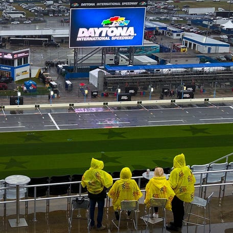 Persistent rain at Daytona International Speedway forced the postponement of Saturday's Xfinity Series race and Sunday's Daytona 500 until Monday.