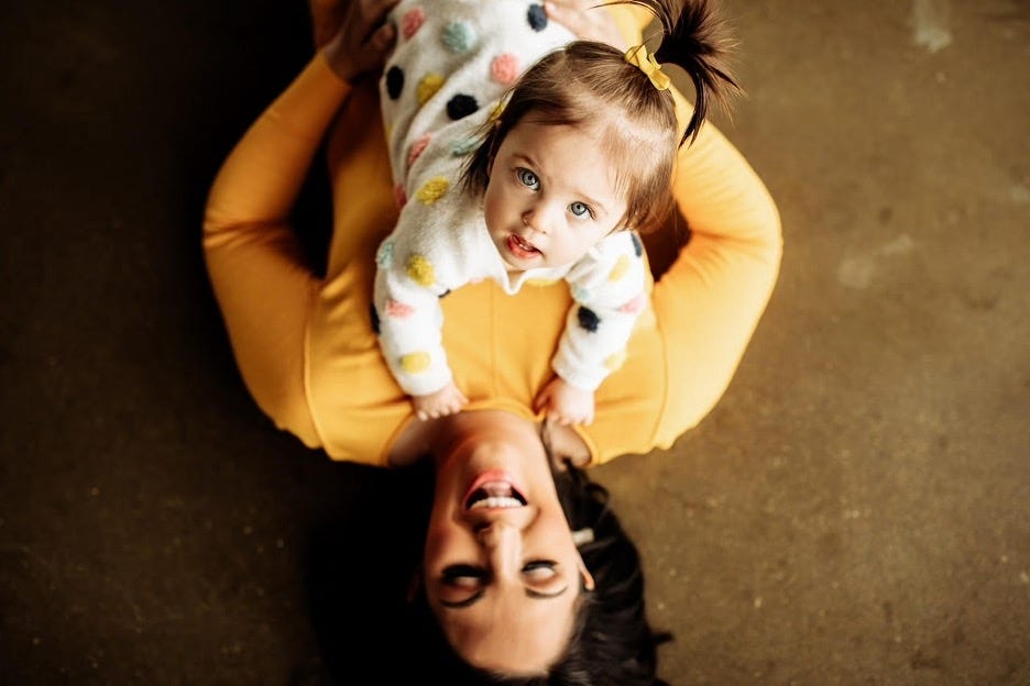 Brittany Stuart poses with her daughter, now age 4.