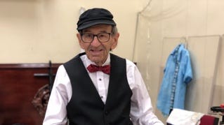 Saul Dreier plays drums in the Holocaust Survivors Band, which he founded. A native of Krakow, Poland and now a Florida resident, he travels the world playing music and advocating for peace and tolerance.