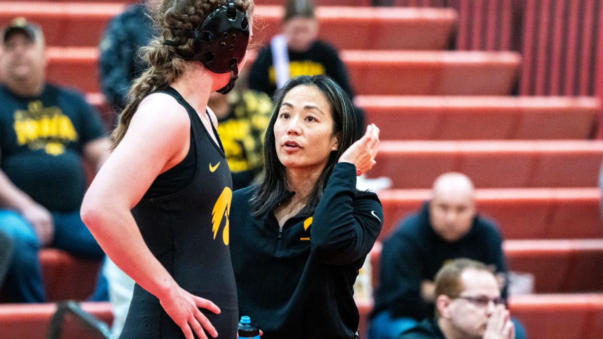 Iowa women’s wrestling coach Clarissa Chun awarded USA Wrestling Women’s Coach of the Year