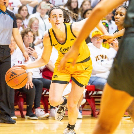 Iowa's Caitlin Clark is back in action on Sunday.
