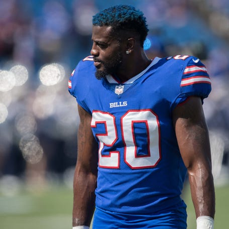 Shareece Wright during his time with the Buffalo Bills in 2017.