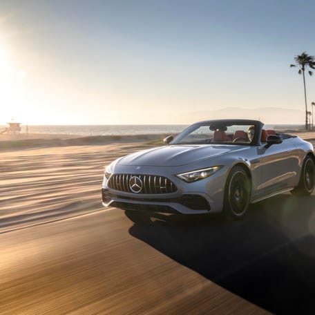The 2023 Mercedes-Benz AMG SL43 roadster.