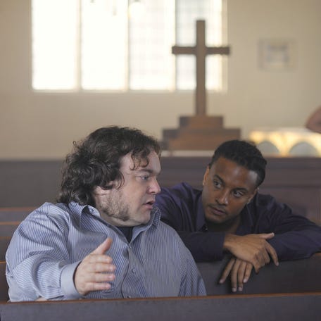 Chris Gauthier, left, as Malcolm Ross and Brandon Jay McLaren as Danny Brooks in the CBS series Harper's Island.