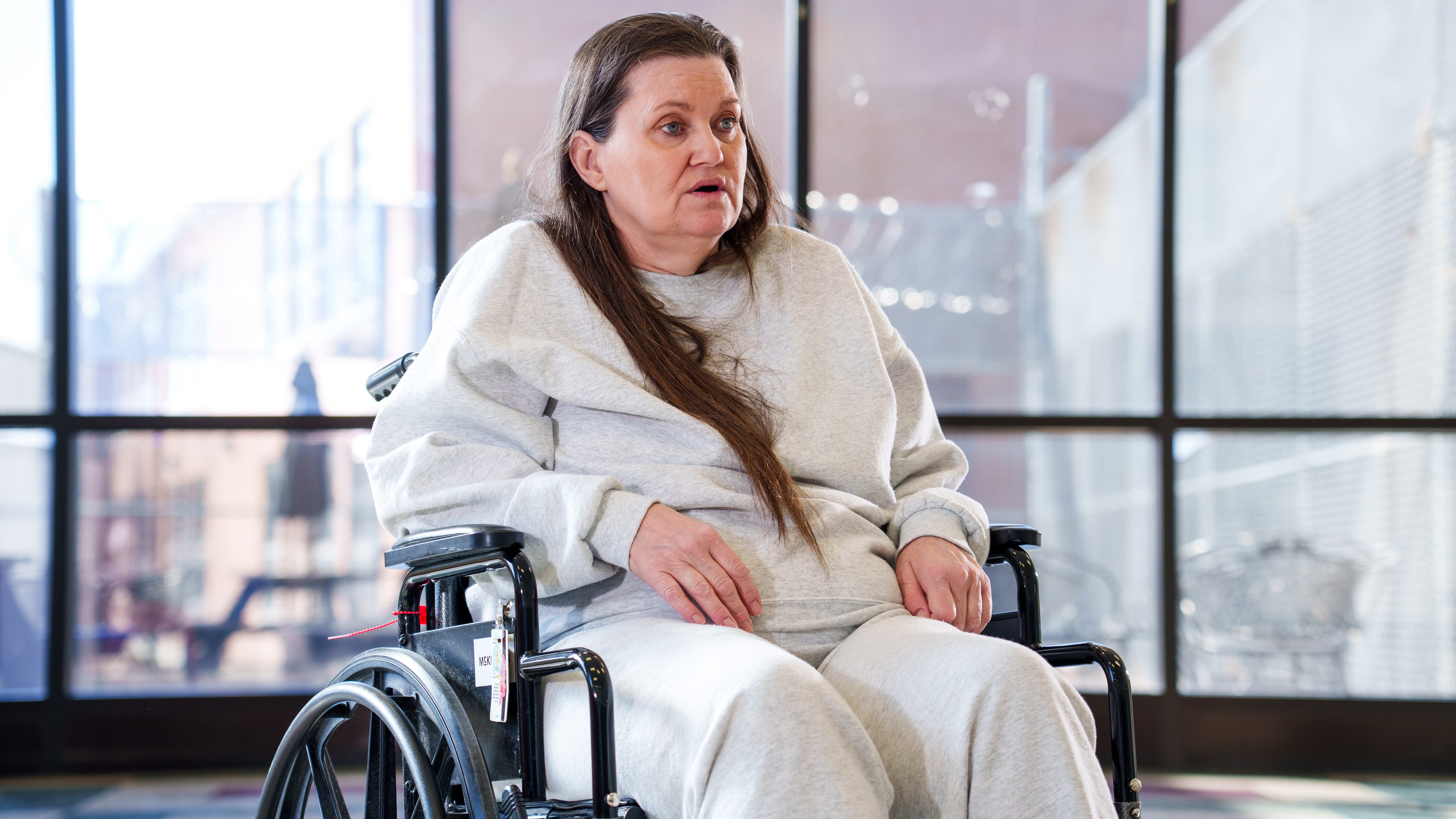 She's in constant pain and confined to a wheelchair. Is prison still necessary?