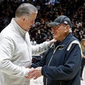 Great hair day: Gene Keady showed Purdue basketball spirit in his hair for Final Four
