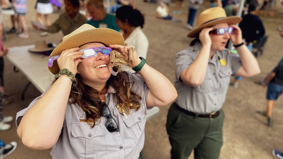 National parks where you can see a total solar eclipse and dark skies