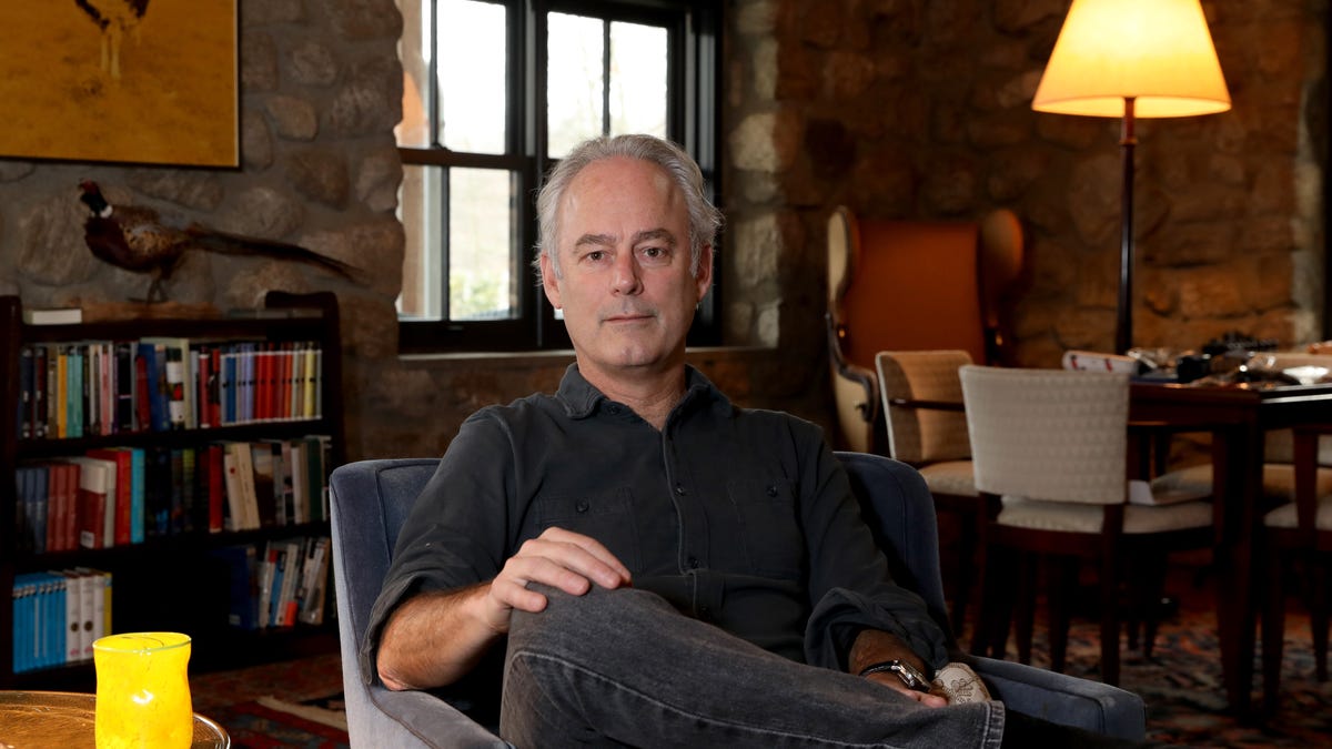 Novelist Amor Towles at his place in Garrison Feb. 23 2024. His second novel, "A Gentleman in Moscow," is about to start streaming on Showtime and Paramount+. His first novel, "Rules of Civility," is being adapted for the screen. And his latest novel, "Table for Two," hits stores next month.